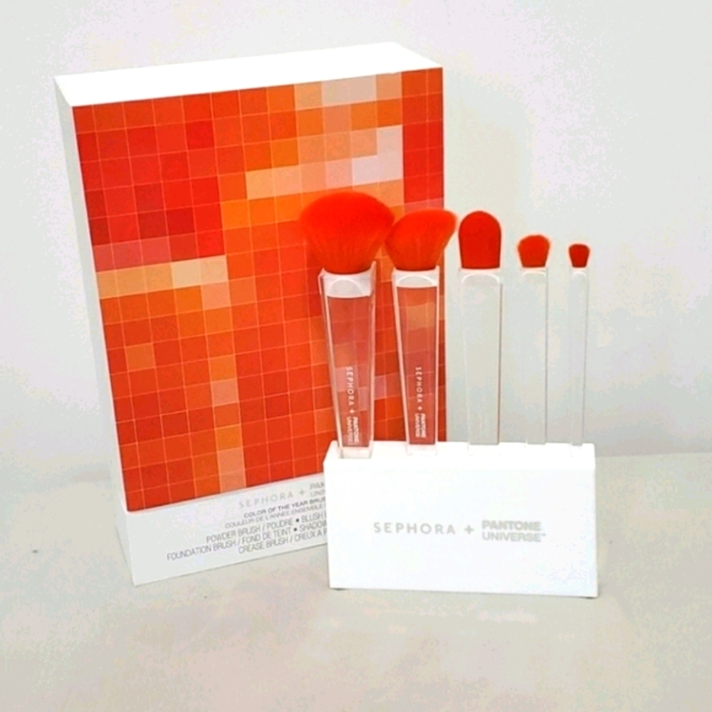 💖HOST PICK Sephora + Pantone Tangerine Brushes - Picture 4 of 6